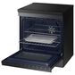 Samsung Bespoke Bespoke 6.3 Cu. Ft. Smart Slide-In Induction Electric Range with Ambient Edge Lighting in Matte Black Steel, , large