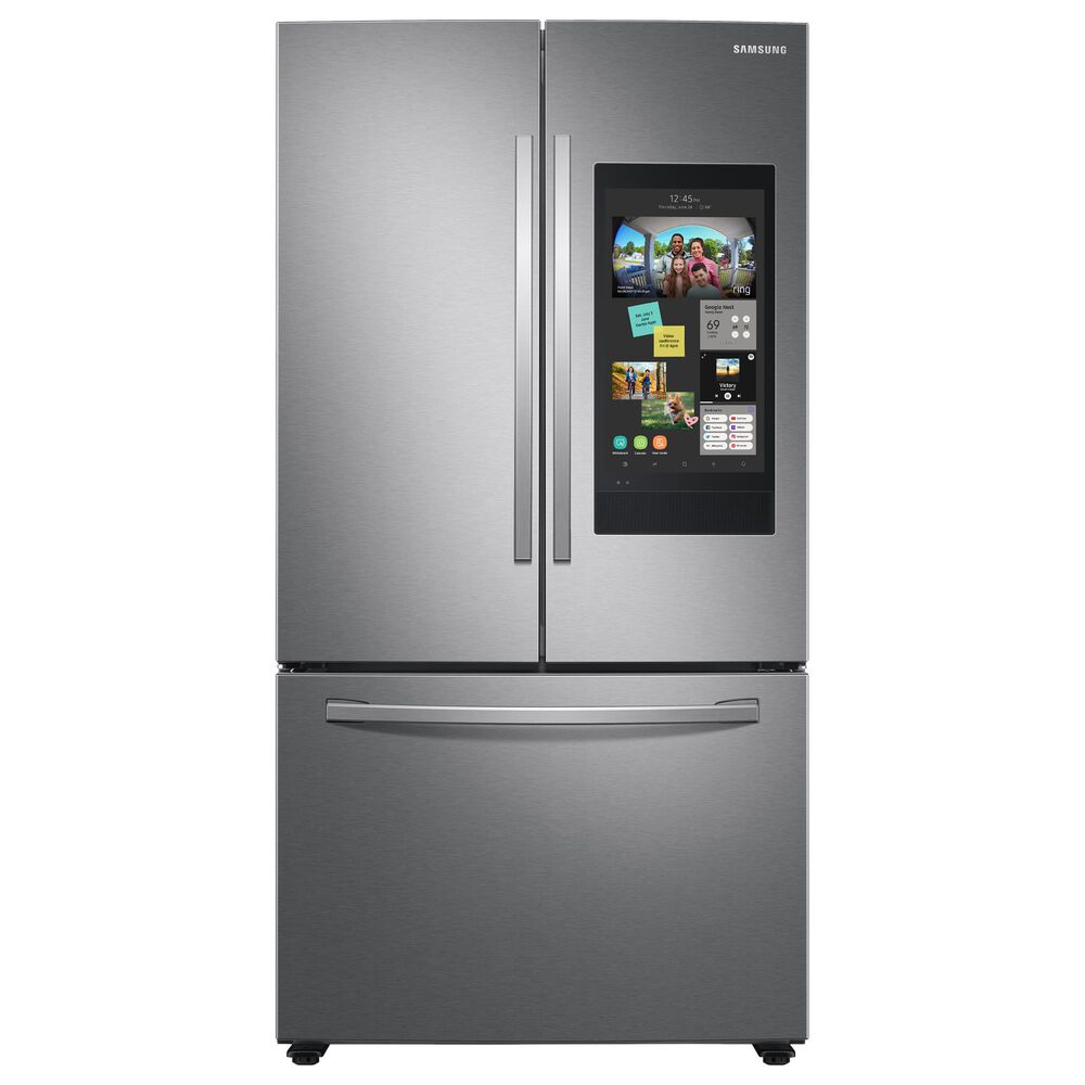 Samsung 28 Cu. Ft. 3-Door French Door Refrigerator with Family Hub in Fingerprint Resistant Stainless Steel, , large