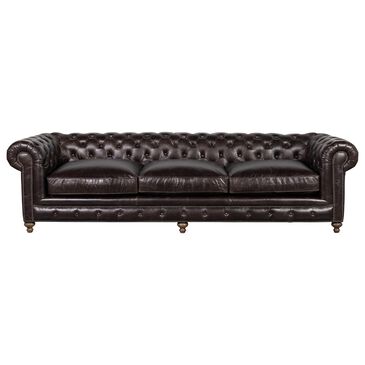 Vintage Furnishings Finn 118" Sofa in Valencia Dark Brown, , large