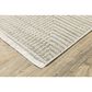 Oriental Weavers Bauer Geo Illusion 2"3" x 7"6" Beige Runner, , large