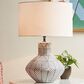 Hampton Park Agape Boho Ceramic Table Lamp in White, , large