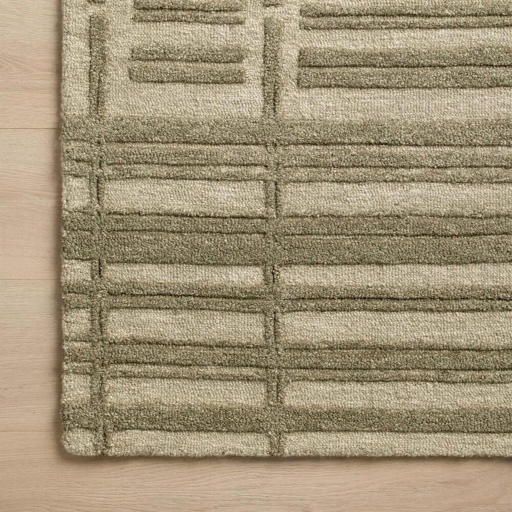 Chris Loves Julia x Loloi Bradley 8&#39;6&quot; x 11&#39;6&quot; Sage and Olive Area Rug, , large