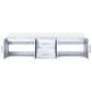 Lexora Home Geneva 80" Double Bathroom Vanity in Glossy White with 2 cm White Quartz Top and Rectangular Sinks, , large