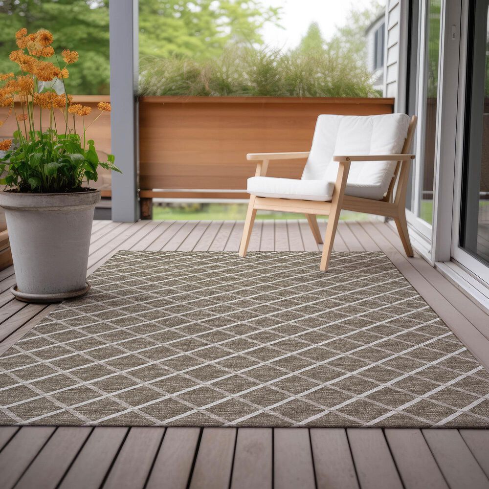 Dalyn Rug Company York 8&#39; x 10&#39; Taupe Indoor/Outdoor Area Rug, , large