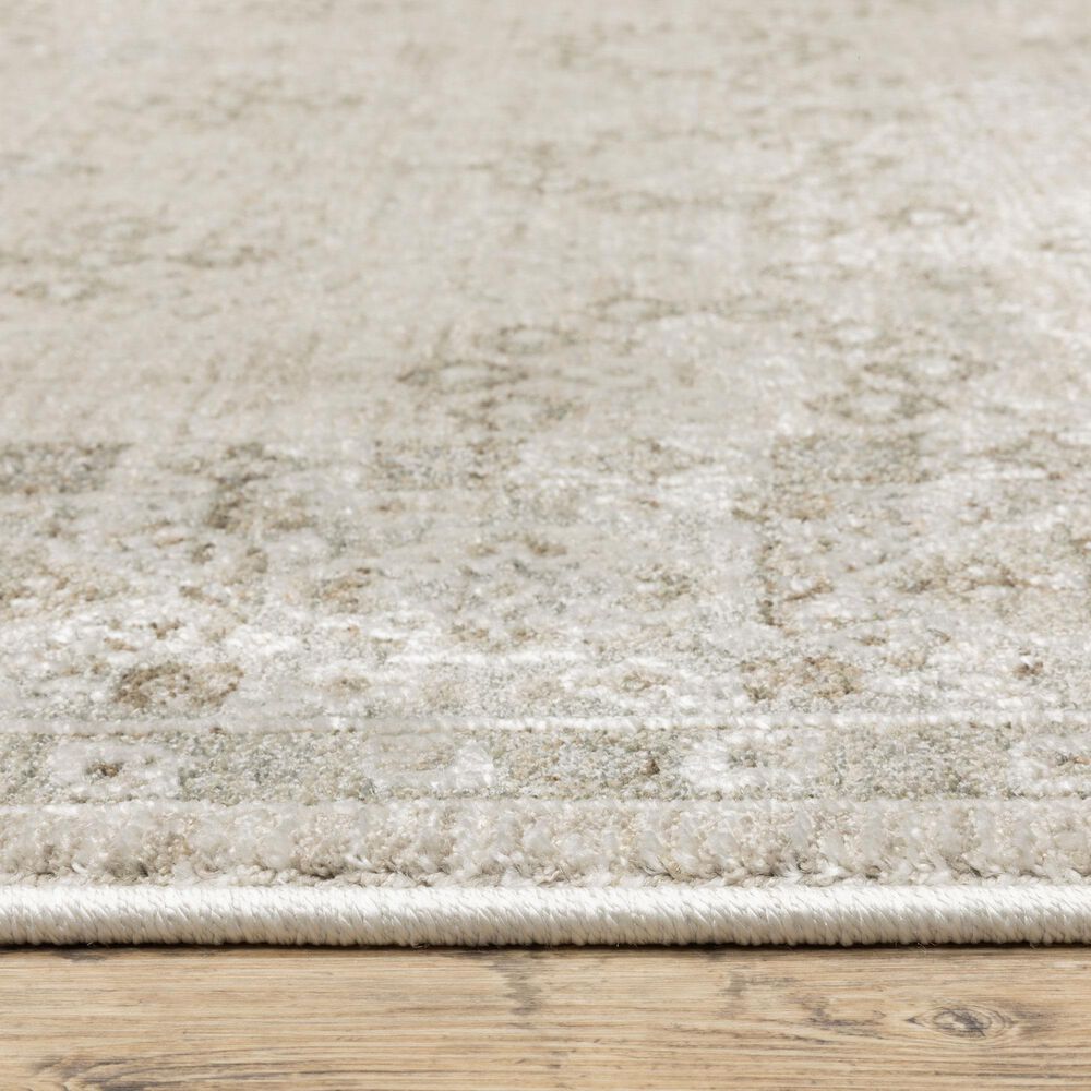 Oriental Weavers Keaton KEA04 Beige and Green 2'3" x 7'6" Runner, , large