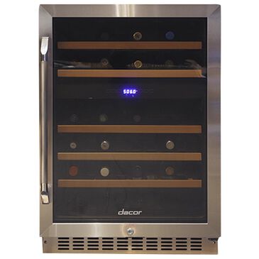 Dacor 24" Heritage Right Hinge Dual Zone Wine Cellar in Stainless Steel, , large