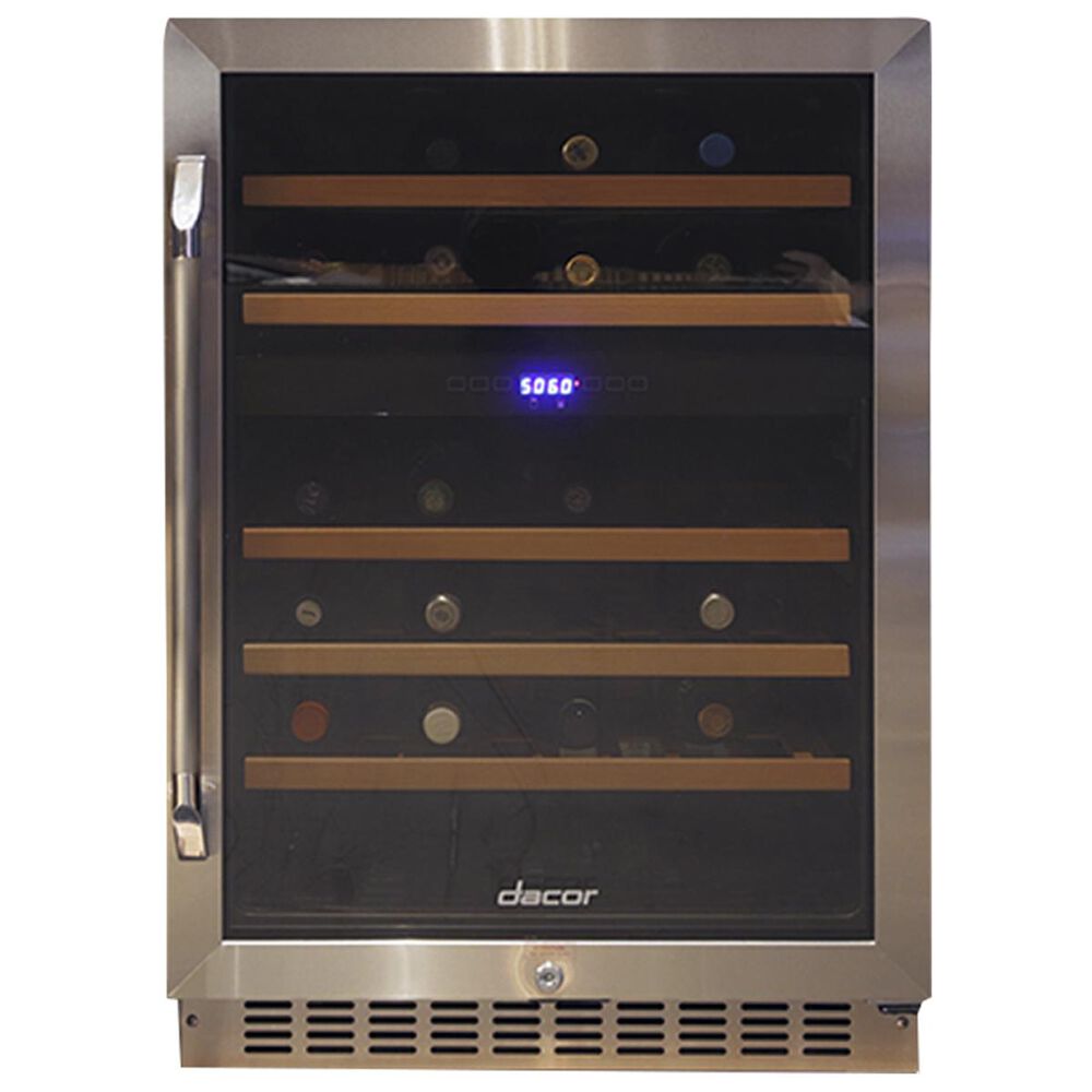 Dacor 24" Heritage Right Hinge Dual Zone Wine Cellar in Stainless Steel, , large