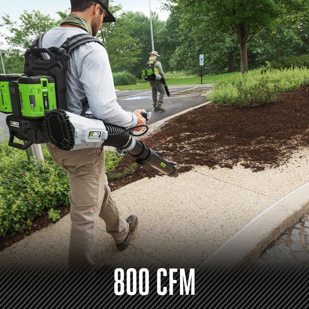 EGO 56V 800 CFM Commercial Backpack Blower with Peak Power in Gray and Black, , large