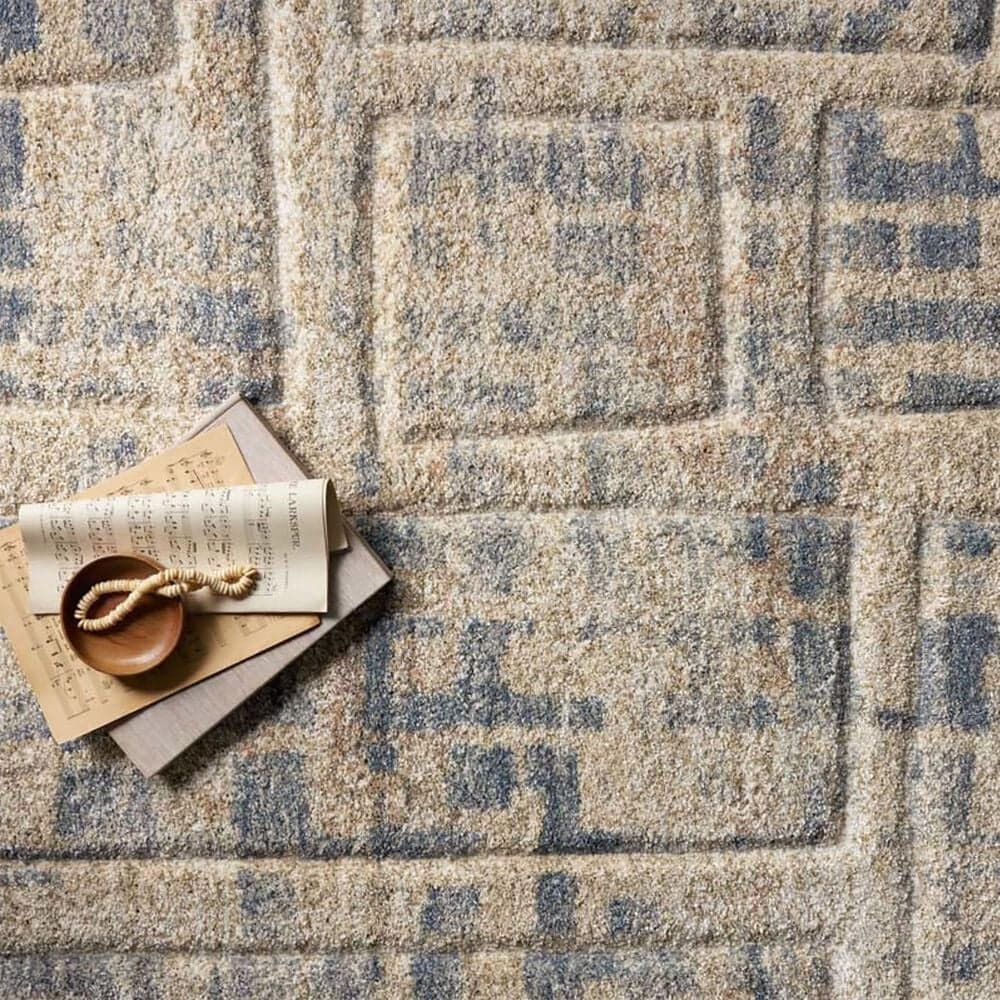 Loloi Silas 9&#39;3&quot; x 13&#39; Blue and Multicolor Area Rug, , large