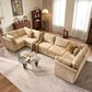 Noviland HOMLUX 7-Piece U-Shaped Mod Sectional in Beige, , large