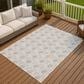 Dalyn Rug Company Soft Essentials Chevron Linen 5" x 7"6" Area Rug, , large