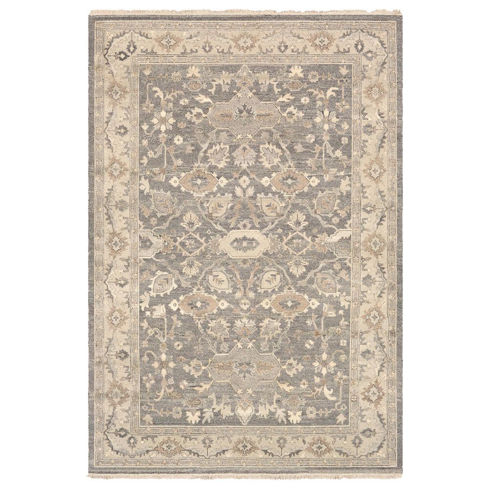 Surya Soumek 2" x 3" Medium Gray, Charcoal, Cream, Light Brown and Beige Area Rug, , large