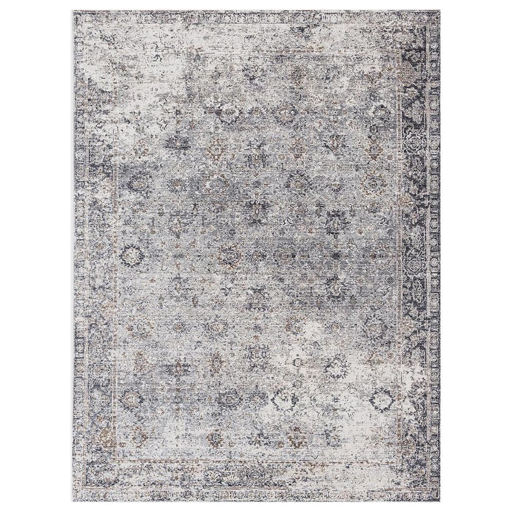 Amer Rugs Fairmont 3"3" x 4"11" Gray Area Rug, , large