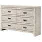 Crown Mark Valor 4-Piece Twin Bedroom Set in Light Gray, , large