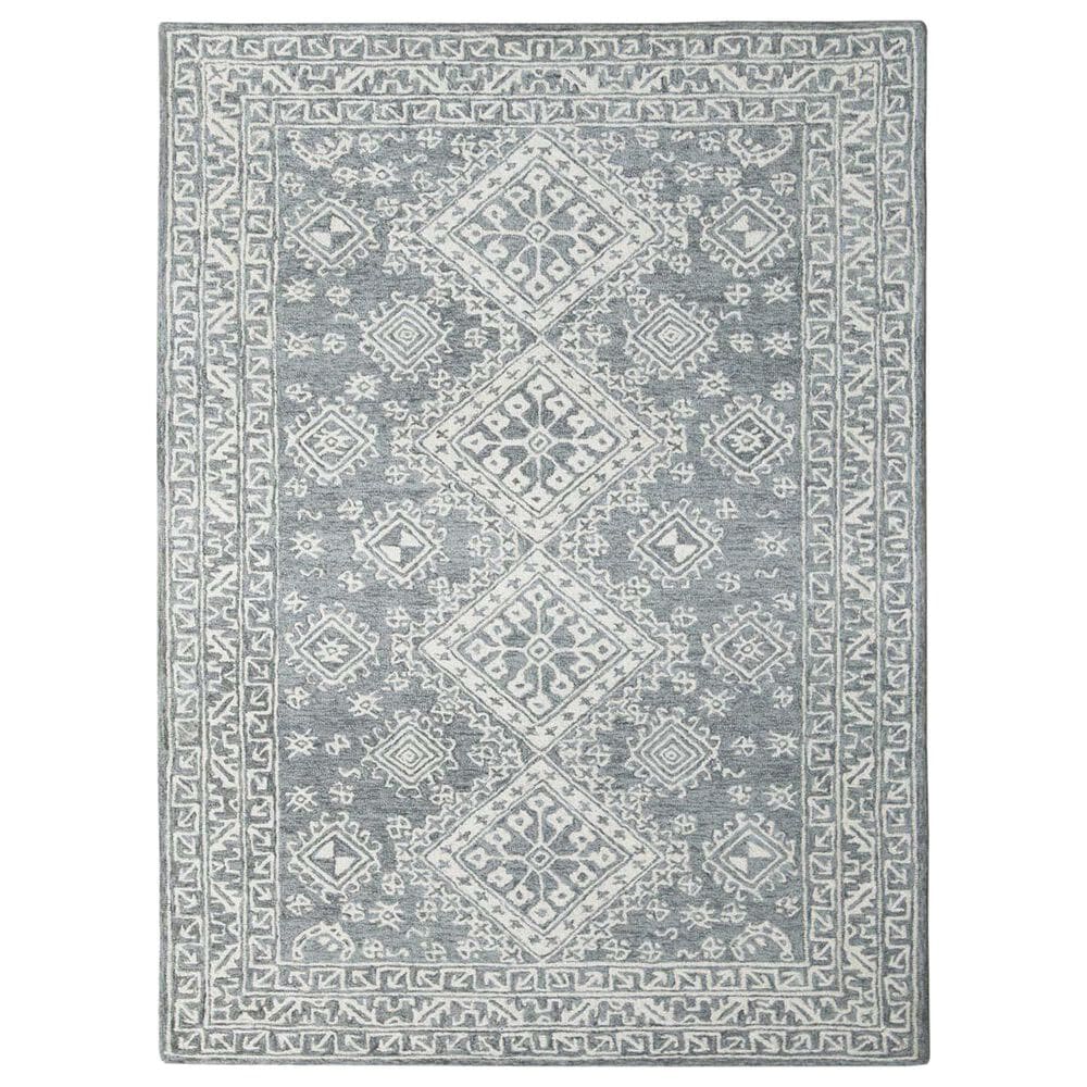 Amer Rugs Boston 7"6" x 9"6" Slate Gray Area Rug, , large