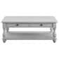 Golden Wave Furniture New Haven 2-Drawer Coffee Table in Oyster Shell, , large