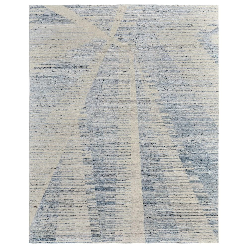 Feizy Brighton 2" x 3" Blue and Ivory Area Rug, , large