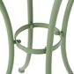 Hearth and Haven Lourdes 3-Piece Iron Bistro Set in Green, , large
