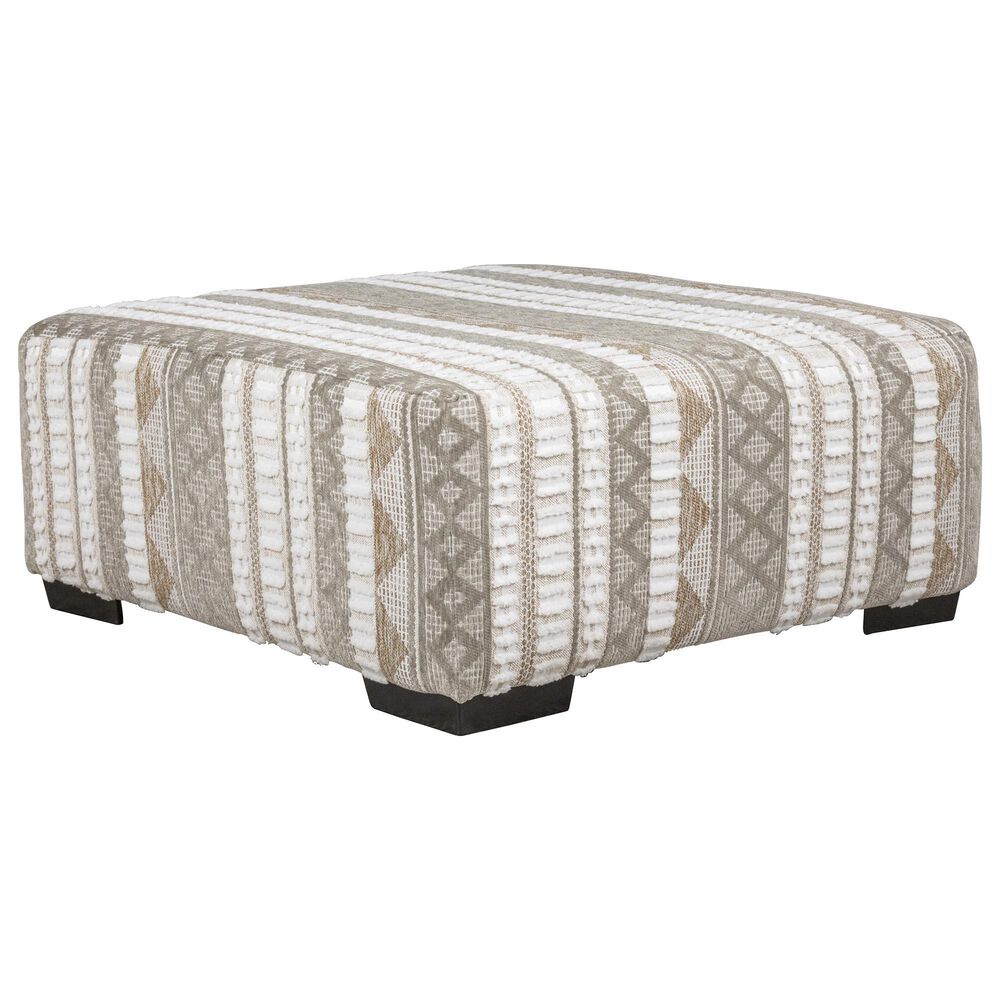Albany Furniture Bend Cocktail Ottoman in Beige, , large