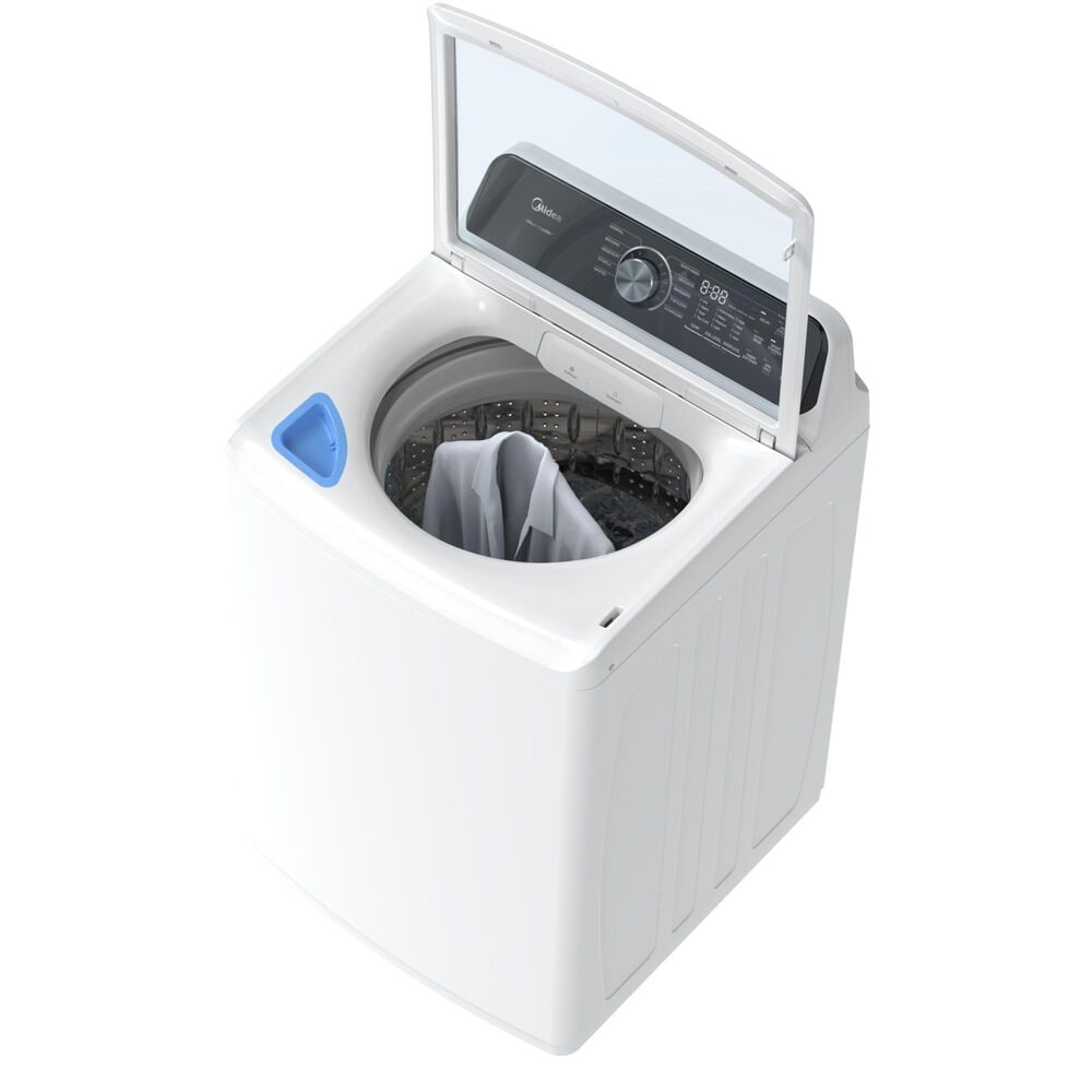 Midea 4.5 Cu.Ft. Smart Top Load Washer with Wave Impeller, , large