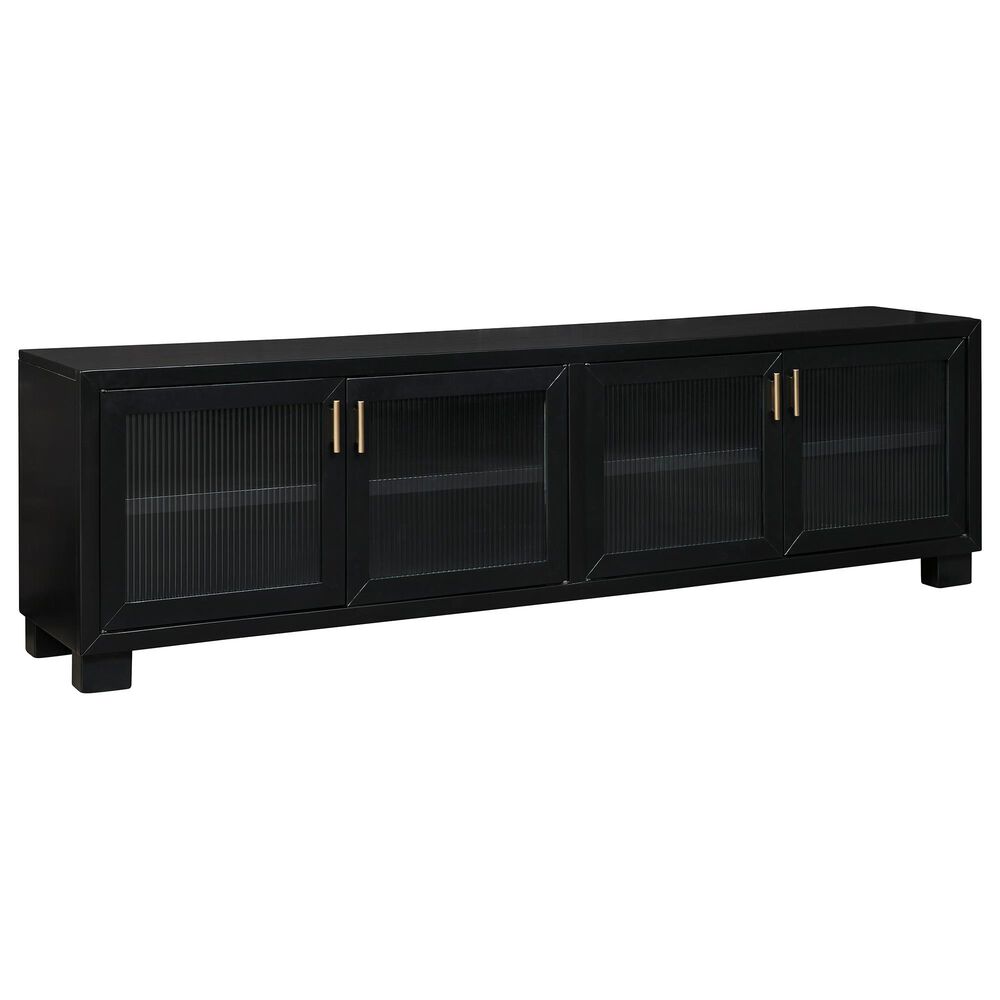 Ashley Winbardi 85" TV Stand in Black, , large