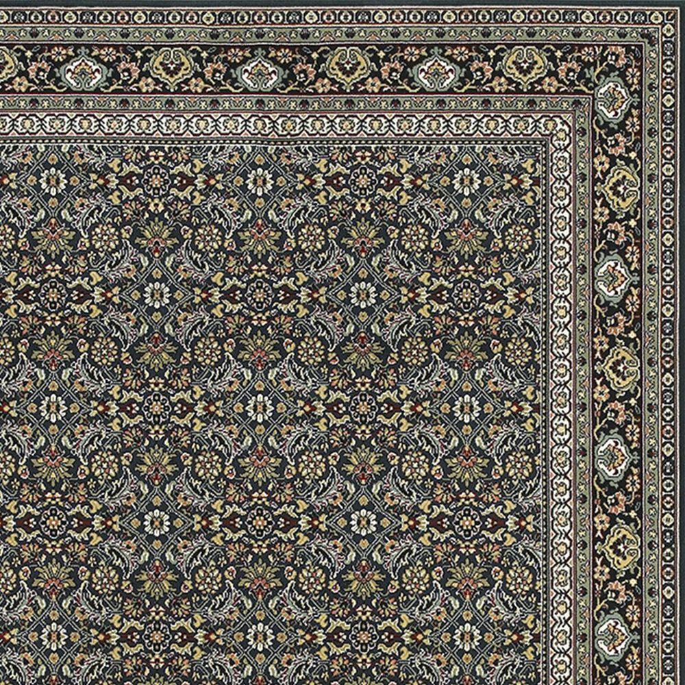 Oriental Weavers Kashan 180L1 6&#39;7&quot; x 9&#39;6&quot; Navy Area Rug, , large