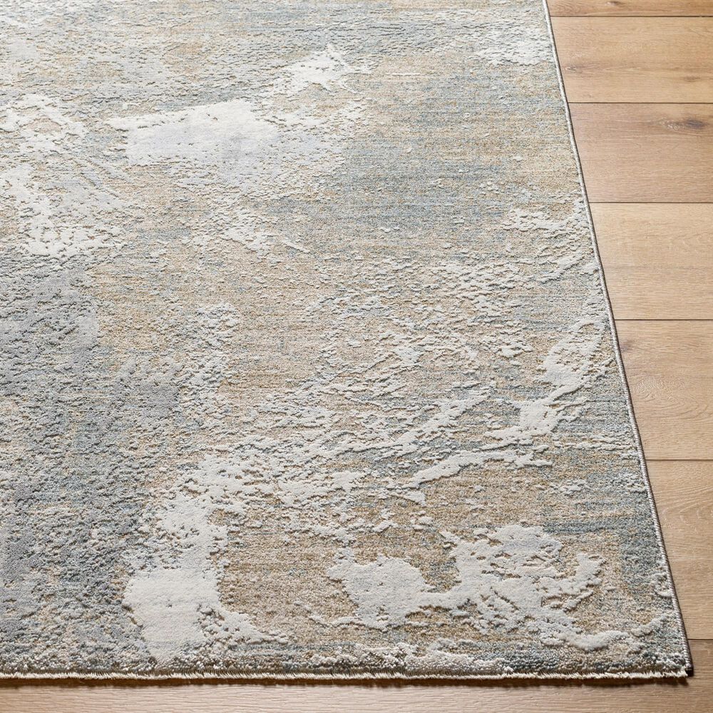 Surya Brunswick Taupe, Blue, Light Slate, Cream, Gray and Olive 10&#39; x 13&#39;11&quot; Area Rug, , large