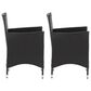 CorLiving Parksville Patio Dining Chair in Black and Ash Gray (Set of 2), , large