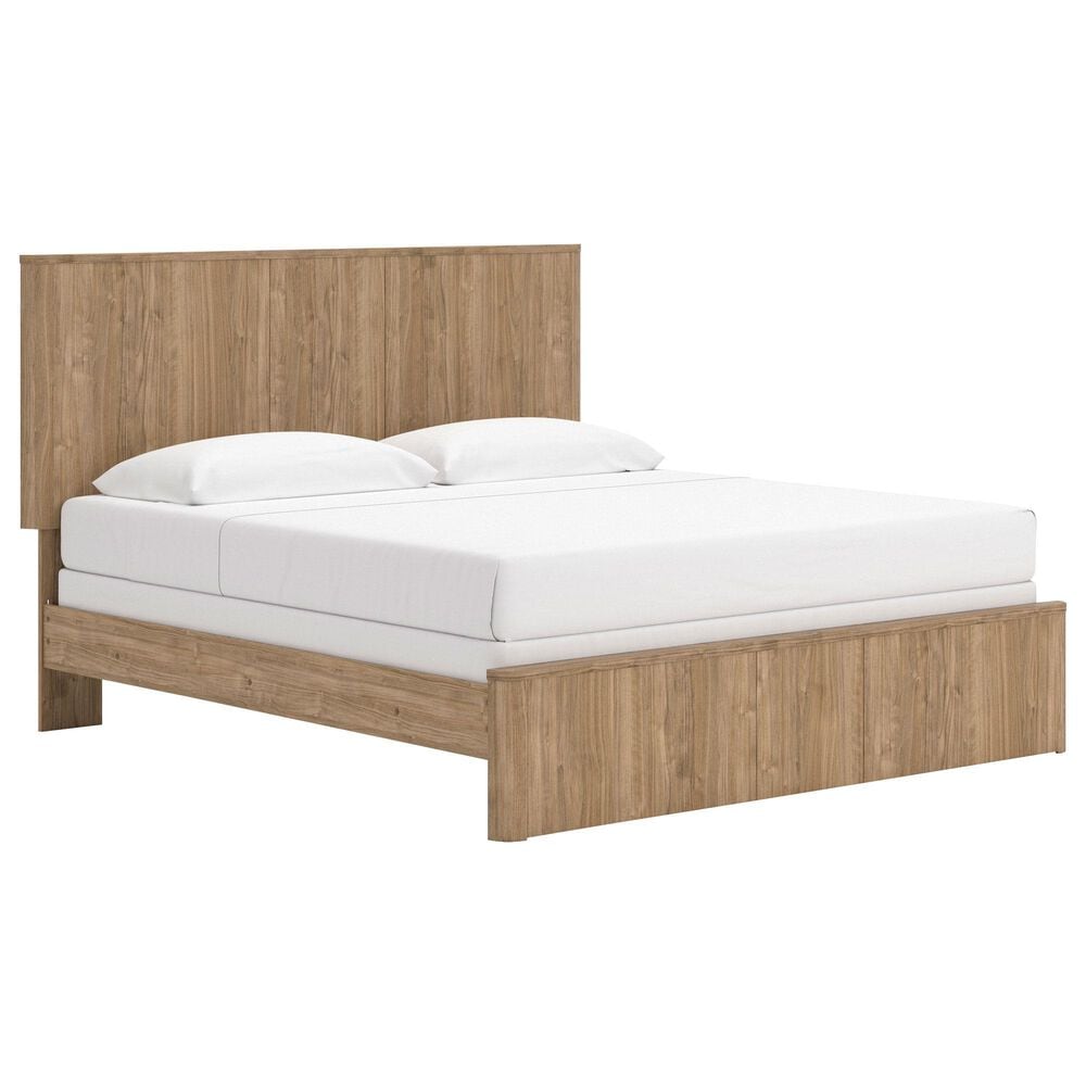 Ashley Gramburg King Platform Bed with Dresser and Two Nightstands in Brown, , large