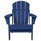 Hearth and Haven 3-Piece Outdoor Folding Adirondack Chair Set with Side Table in Navy Blue, , large