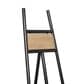 Maple and Jade 52" Adjustable 3-Tier Display Easel in Matte Black and Brown, , large