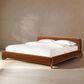 Jennifer Taylor Home Alpine King Platform Bed Frame in Burnt Orange, , large