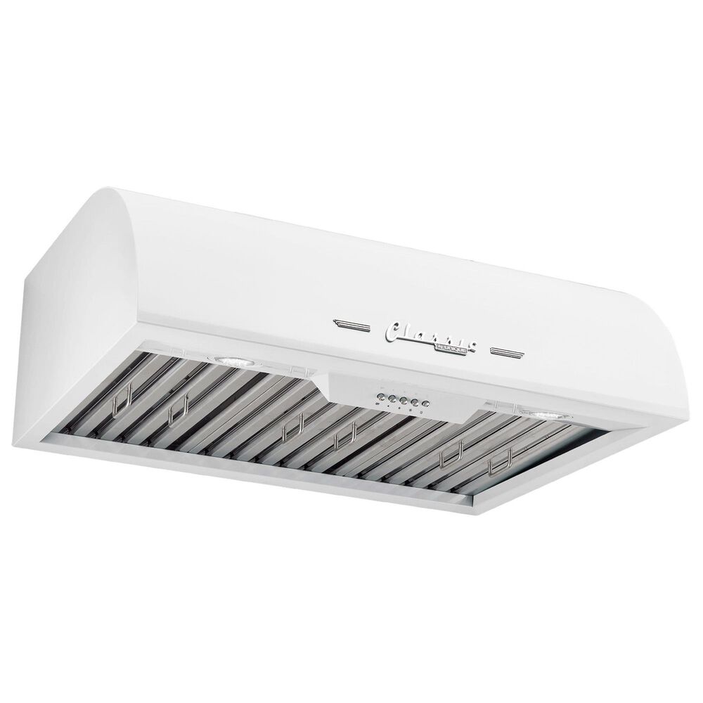 Unique Appliances Classic Retro 36" Under Cabinet Range Hood in Marshmallow White, , large
