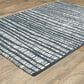 Oriental Weavers Galileo GAL01 Blue and Ivory 6"7" x 9"6" Area Rug, , large