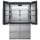 Signature Kitchen Suite 48" Built-In French Door Refrigerator - Panels Sold Separately, , large