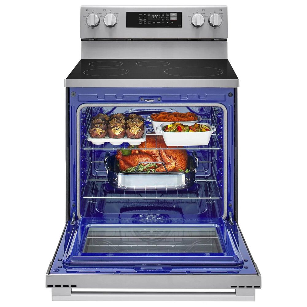 LG 6.3 Cu. Ft. Smart Freestanding Induction Range in Stainless Steel, , large