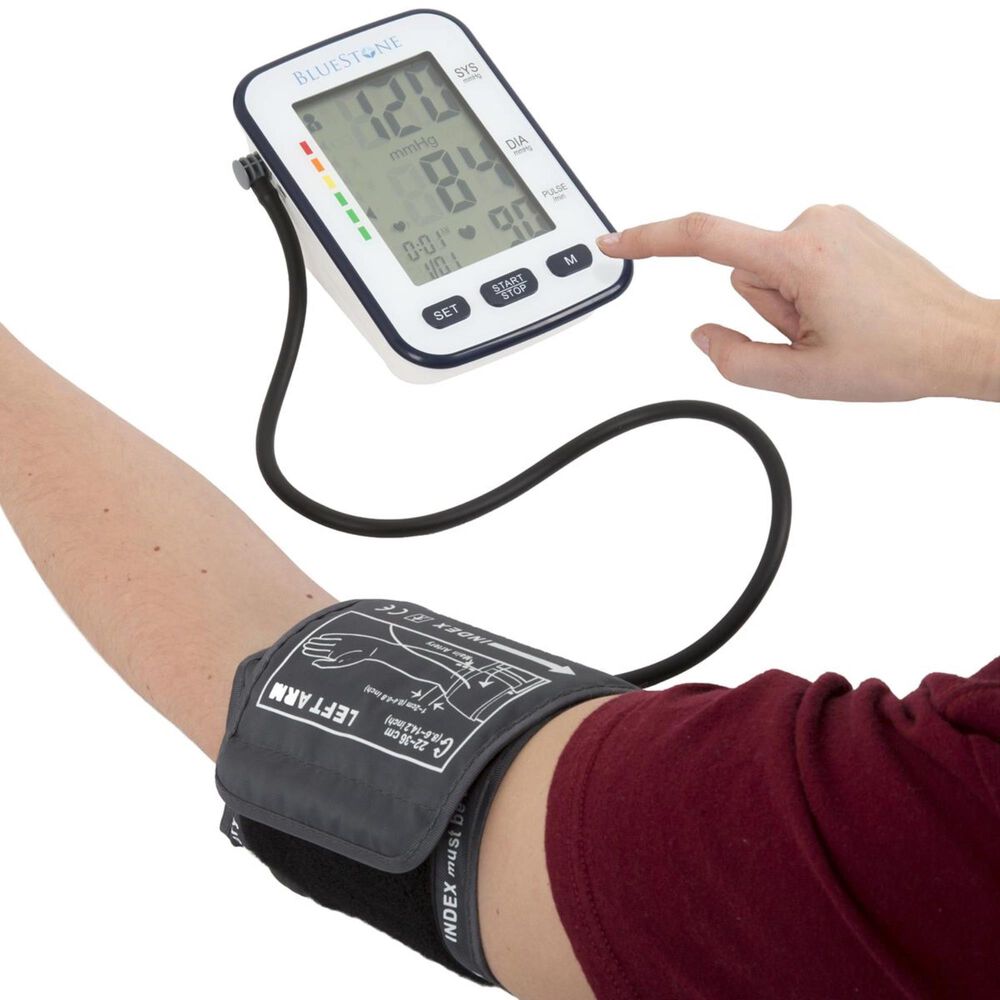 Timberlake Bluestone Automatic Upper Arm Blood Pressure Monitor in Grey, , large