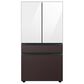 Samsung Bespoke 4-Door French Door Refrigerator Top Panel in White Glass, , large