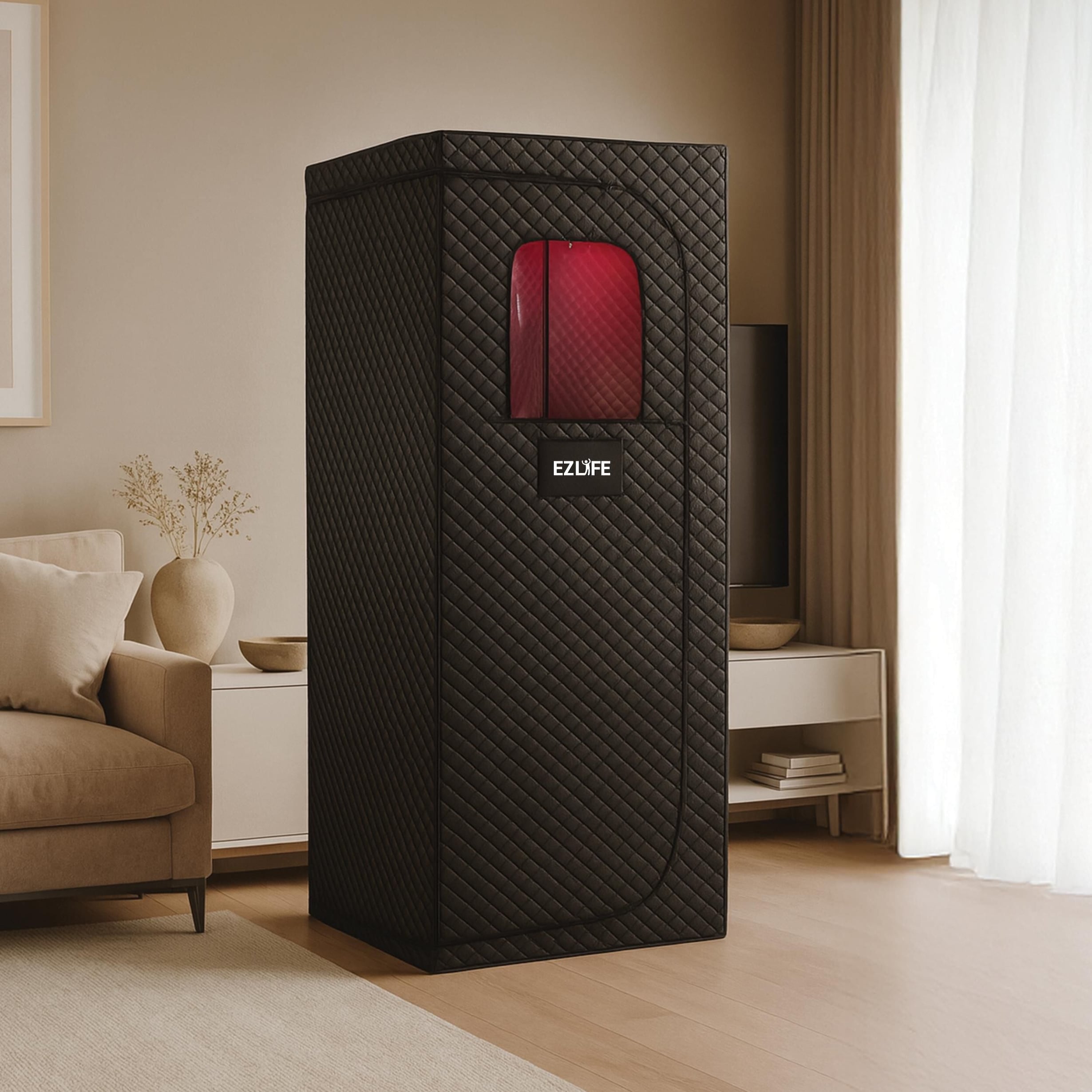 EZlife Infrared Sauna Tent with Chromotherapy w/ ultra low EMF