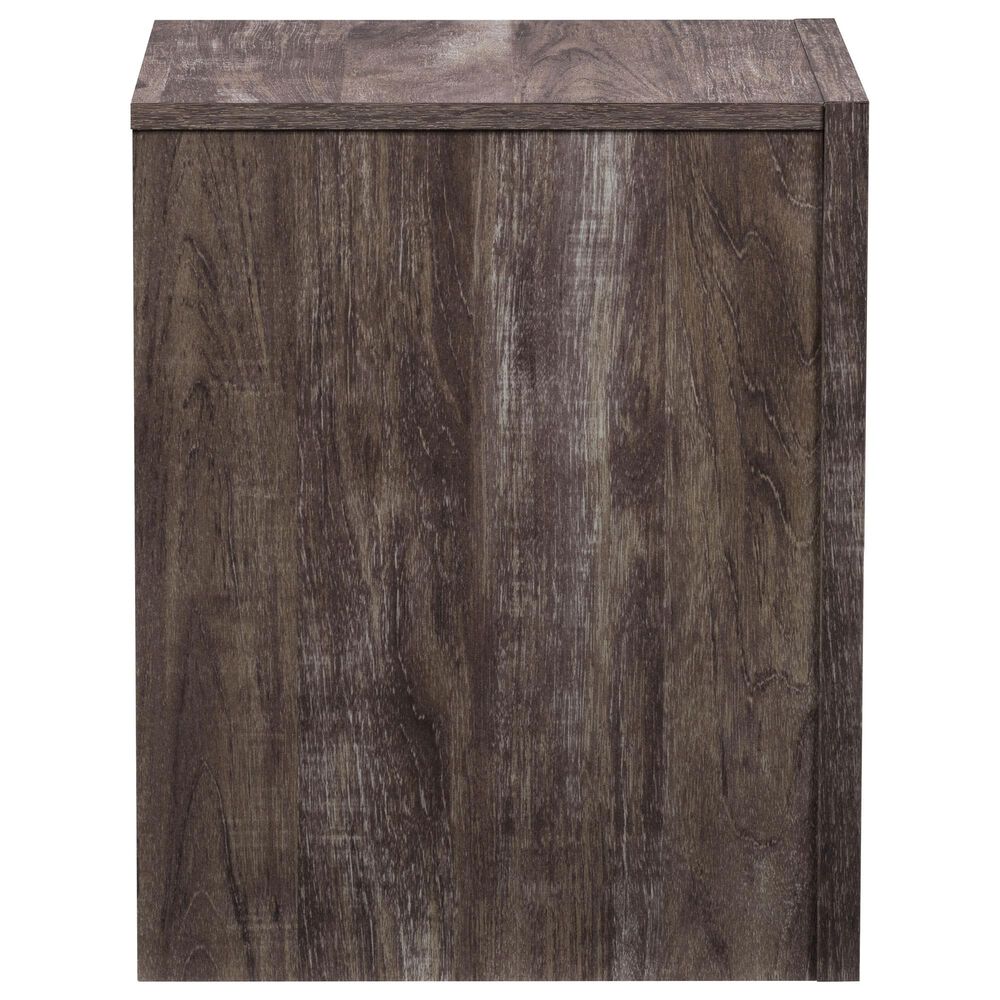 CorLiving Newport 1 Drawer Nightstand in Grey Washed Oak, , large