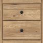Ashley Makidern 2 Drawer Nightstand in Tan with USB Port, , large