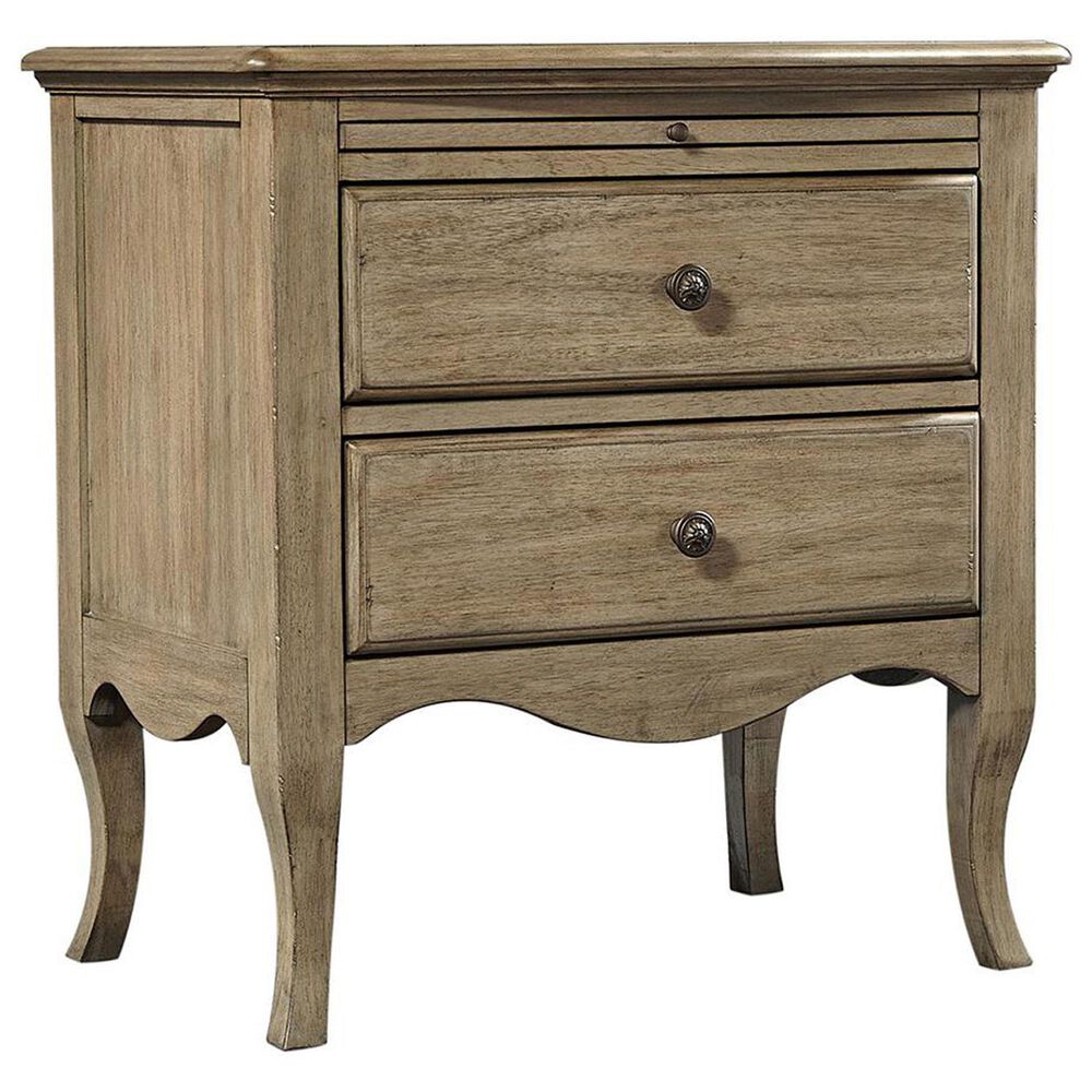 Riva Ridge Provence 3-Drawer Nightstand in Patine, , large