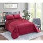 Duke Imports Virah Bella Micromink 3-Piece Full/Queen Quilt Set in Moroccan Burgundy, , large