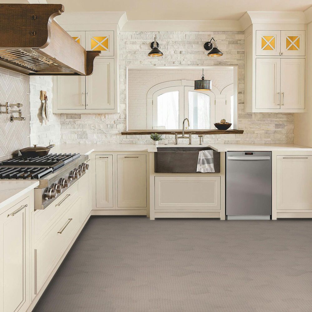 Karastan Contemporary Spirit Carpet in Silver Mushroom, , large