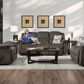HomeStretch Newport Manual Reclining Sofa in Clove, , large