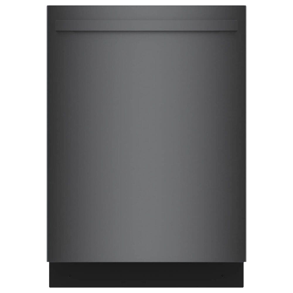Bosch 800 Series 24"" Built-In Bar Handle Dishwasher with 8 Wash Cycles in Black Stainless Steel, , large