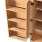 HOMLUX 72" Tall Arched Kitchen Pantry Cabinet in Natural, , large