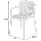 Zentro Living Brene 3-Piece Patio Bistro Set in Senza, , large