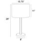 Lite Source Lucci Table Lamp in Black, , large