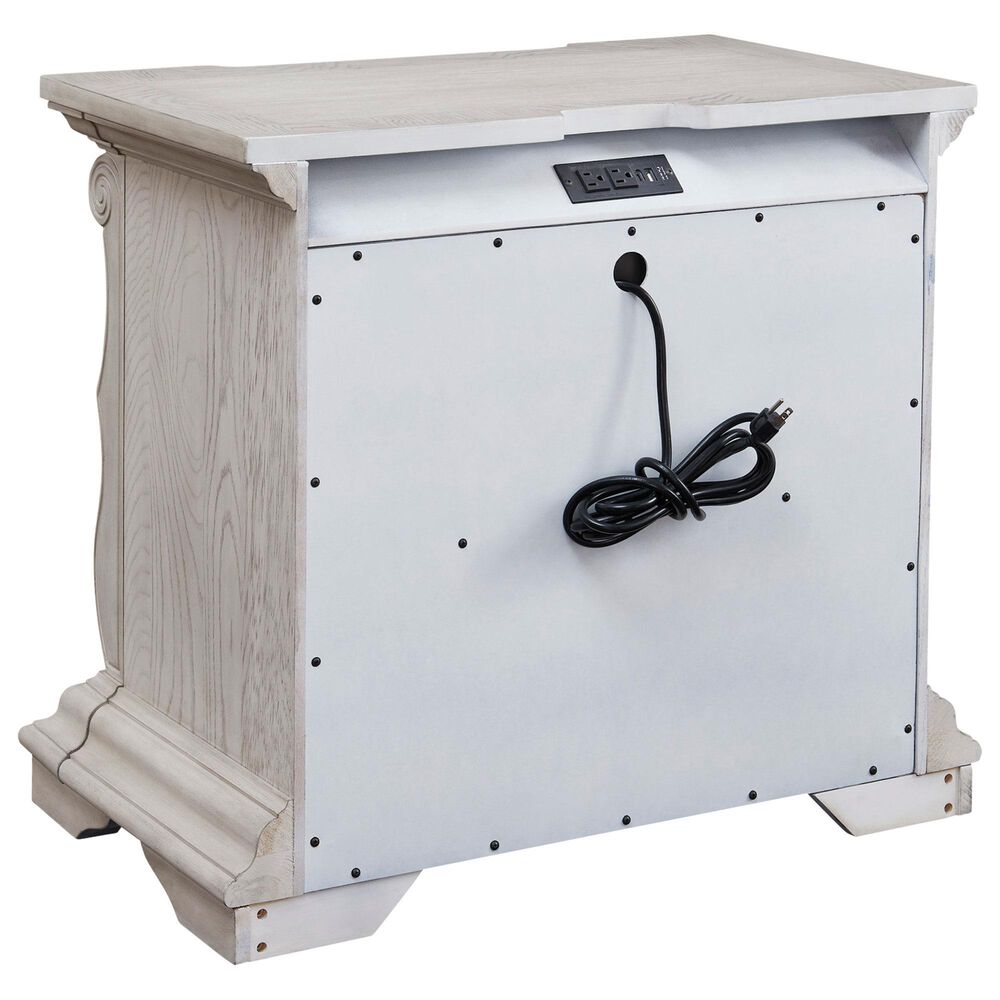 Ashley Bruchandi 3-Drawer Nightstand in Antique White, , large